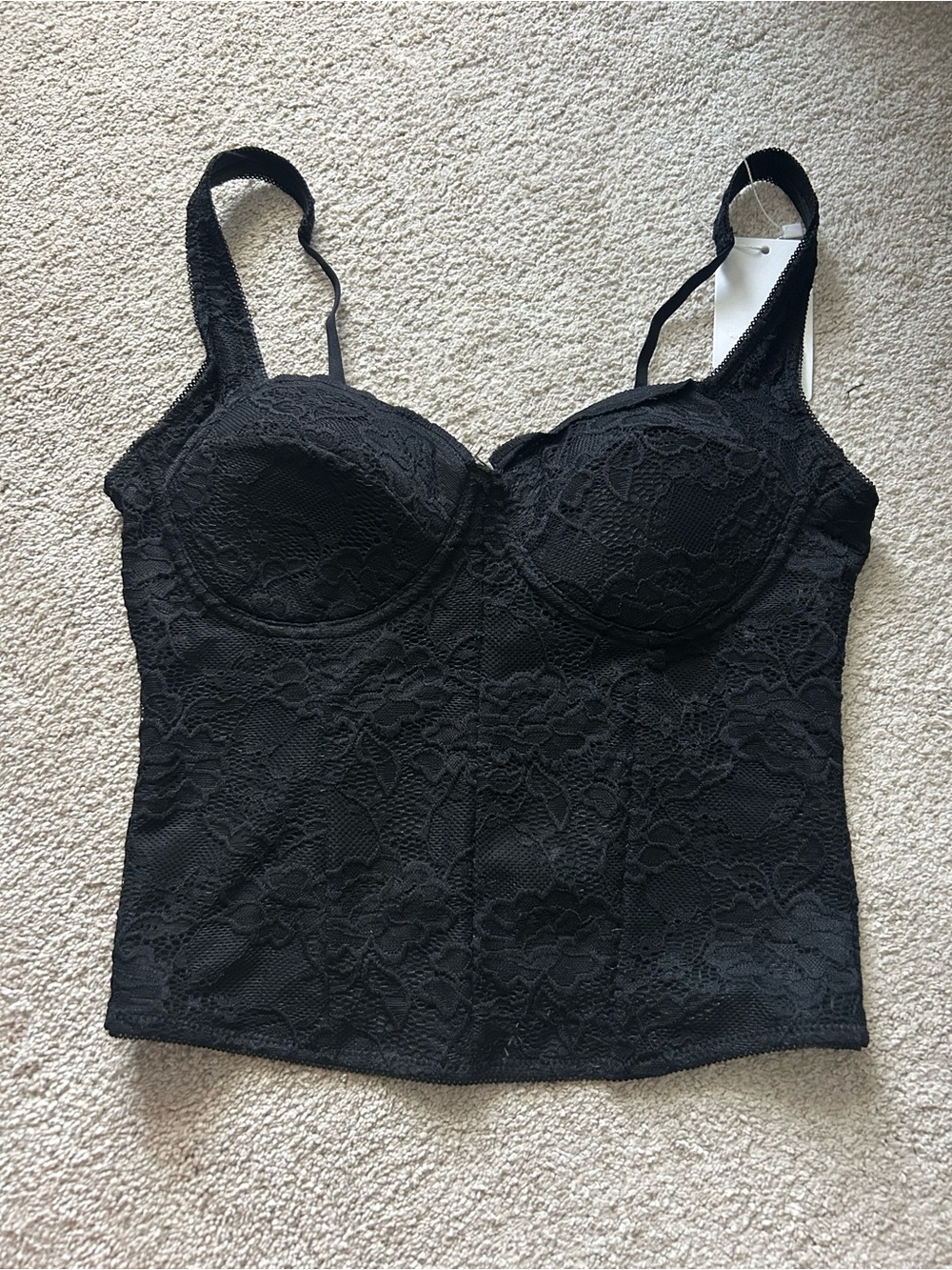 Black Lace corset top